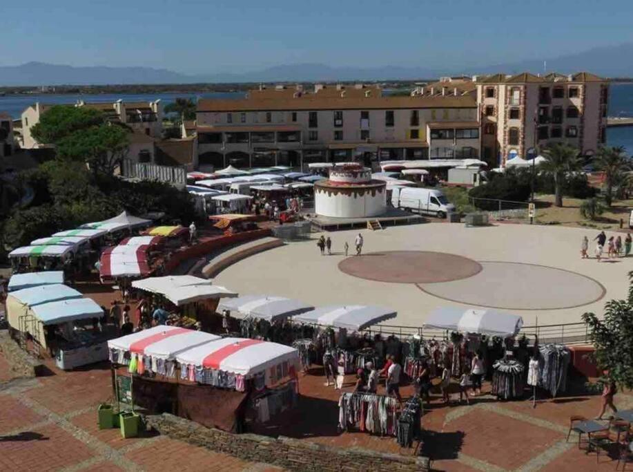 Appartement Vue Lac Marin Et Canigou Le Barcarès المظهر الخارجي الصورة